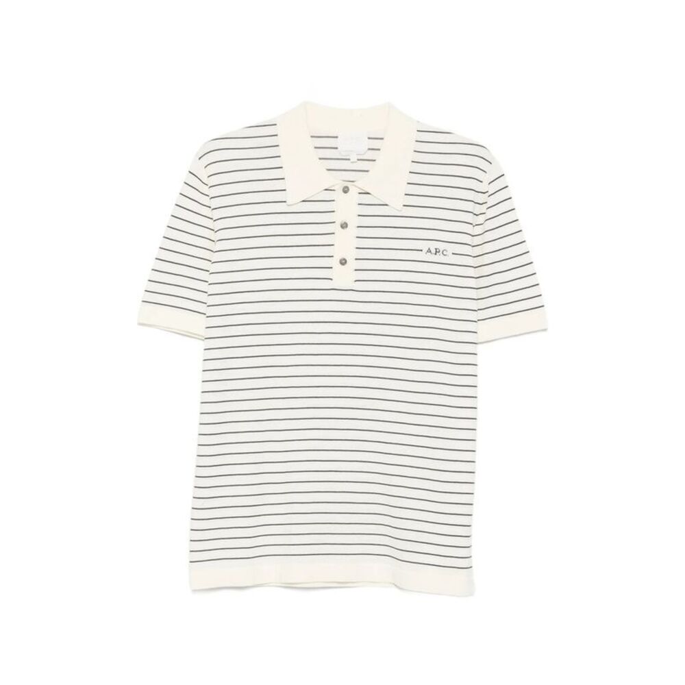 A.P.C. Neutrals Polo Shirts Men